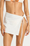 Hazel Wrap Mini Skirt in  | bond-eye Australia