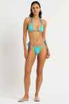 Tonya Triangle in Blue Topaz / Turquoise - Nina Detail Crop