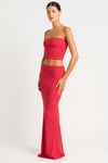 Freya Maxi Skirt/Dress in Cherry Lycra | bond-eye Australia