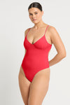 Alana One Piece in Cherry Lycra | bond-eye Australia