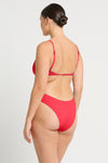 Alana One Piece in Cherry Lycra | bond-eye Australia