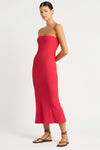 Freya Maxi Skirt/Dress in Cherry Lycra | bond-eye Australia