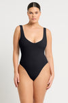 Lucia One Piece in Black Arabica Lycra | bond-eye Australia