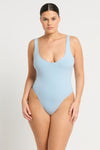 Lucia One Piece in Cirrus Moonstone Lycra | bond-eye Australia