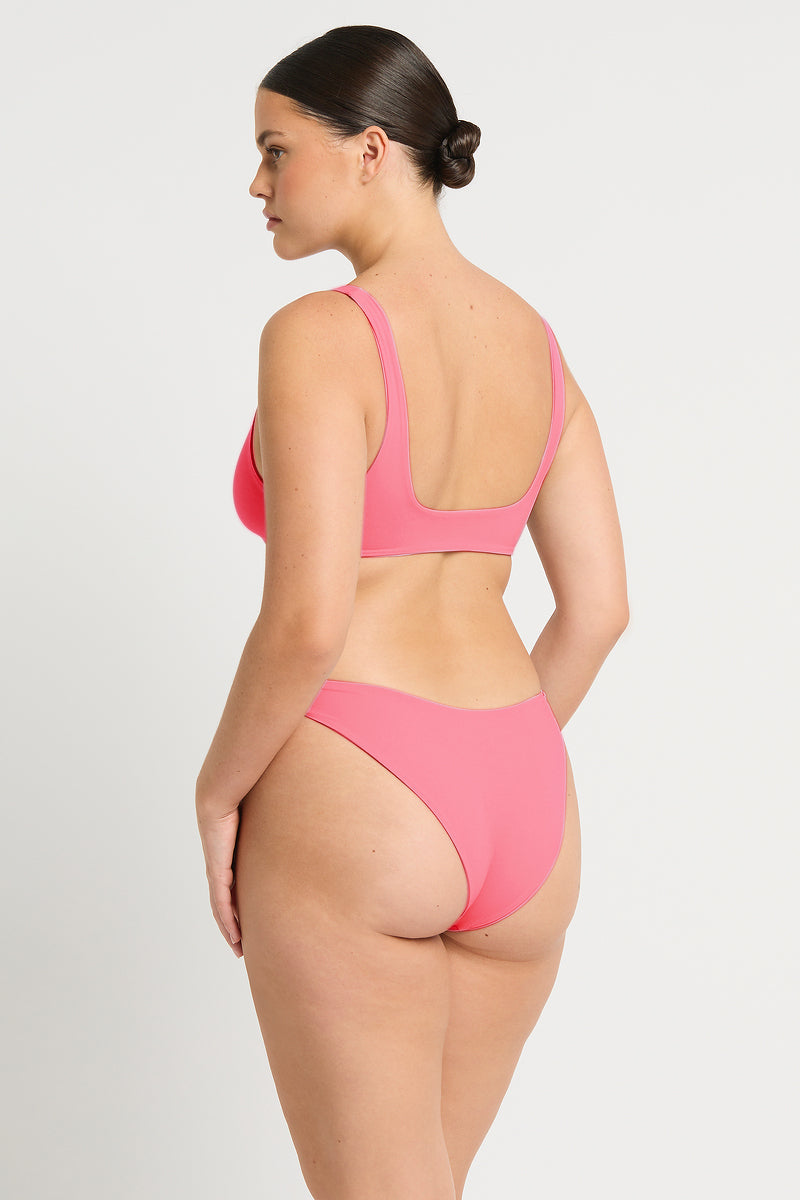 Siara Brief in Cherry Hibiscus Lycra | bond-eye Australia