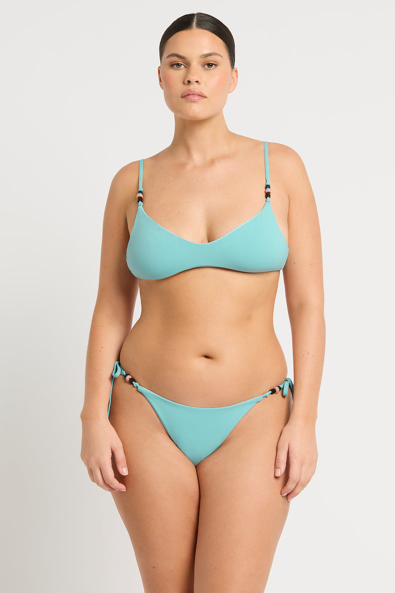 Mika Crop in Cirrus Moonstone Lycra | bond-eye Australia