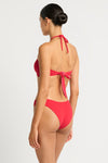 Siara Brief in Cherry Hibiscus Lycra | bond-eye Australia