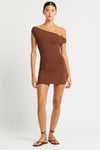 Nixi Mini Dress in Arabica | bond-eye Australia