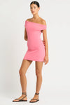 Nixi Mini Dress in Hibiscus Lycra | bond-eye Australia