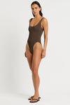 Madison One Piece in Cocoa - Nina Side