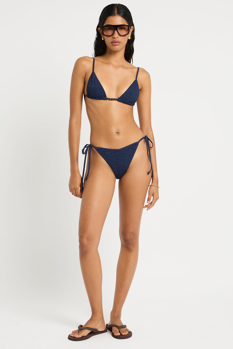Beaded Luana Triangle in Nocturne - Giovanna Front