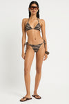Isla Triangle in Black / Sandstone - Giovanna Front