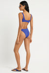 Crista Brief in Mid Blue / Nocturne - Giovanna Side