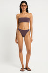 Crista Brief in Papillon / Fig - Giovanna Detail Crop