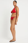 Curve Sofie Triangle in Baywatch Red - Amanda Side