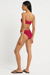 Brooklyn Bandeau in Wine - Giovanna Back
