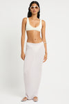 Cecilia Maxi Skirt in Chrome - Giovanna Front