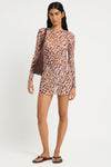 Gisele Midi Dress in Papillon - Giovanna Front