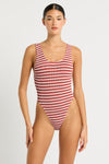 Maxam One Piece in Rooibos Stripe | bond-eye Australia