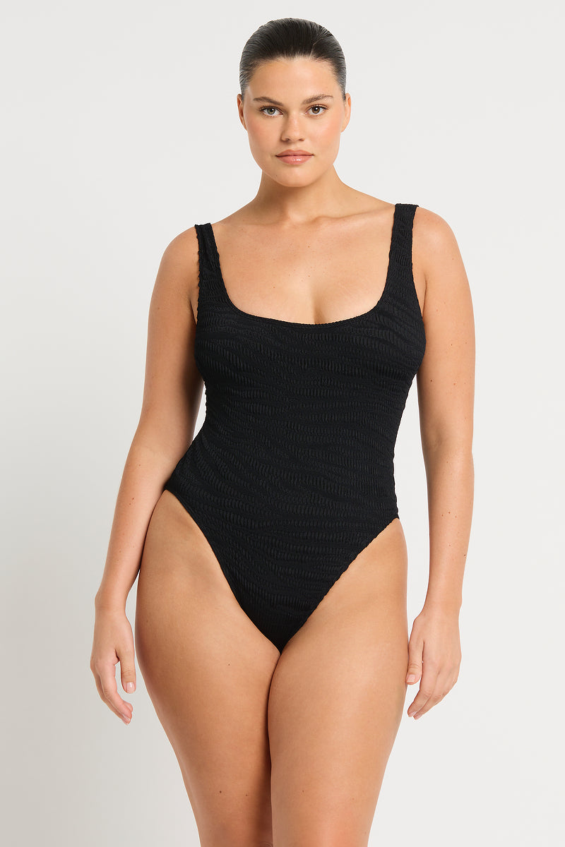 Madison One Piece in BLACK TIGER | bond-eye Australia