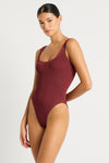 Madison One Piece in Carmine | bond-eye Australia