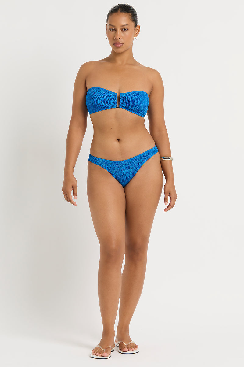 Blake Bandeau in Blue Topaz - Yaz Front