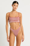 Christy Brief in Rooibos Stripe | bond-eye Australia