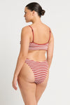 Christy Brief in Rooibos Stripe | bond-eye Australia