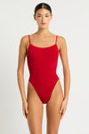 Low Palace One Piece in BAYWATCH RED ECO | bond-eye Australia