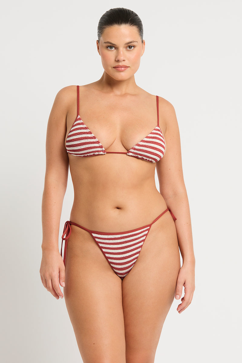 Luana Triangle in Rooibos Stripe | bond-eye Australia