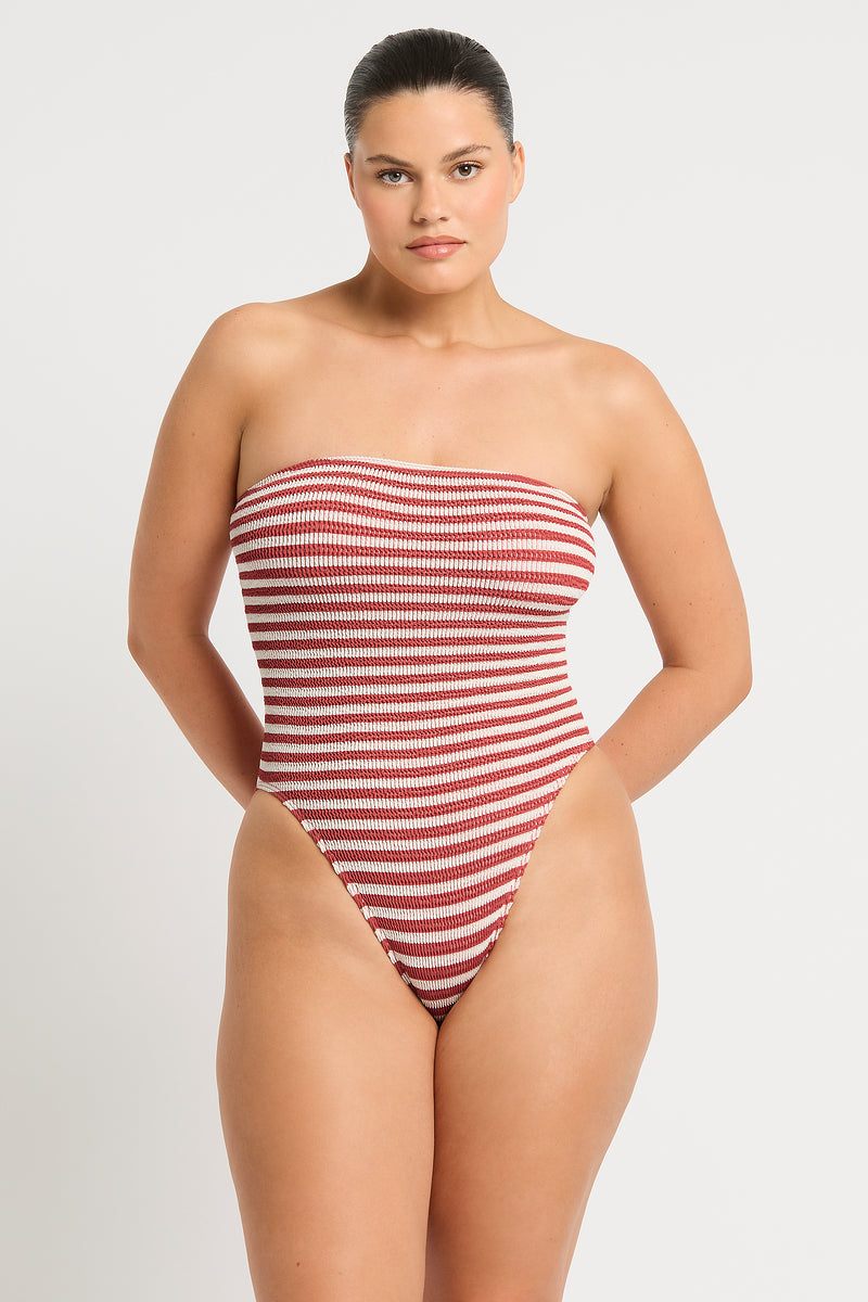 Fane One Piece in Rooibos Stripe | bond-eye Australia