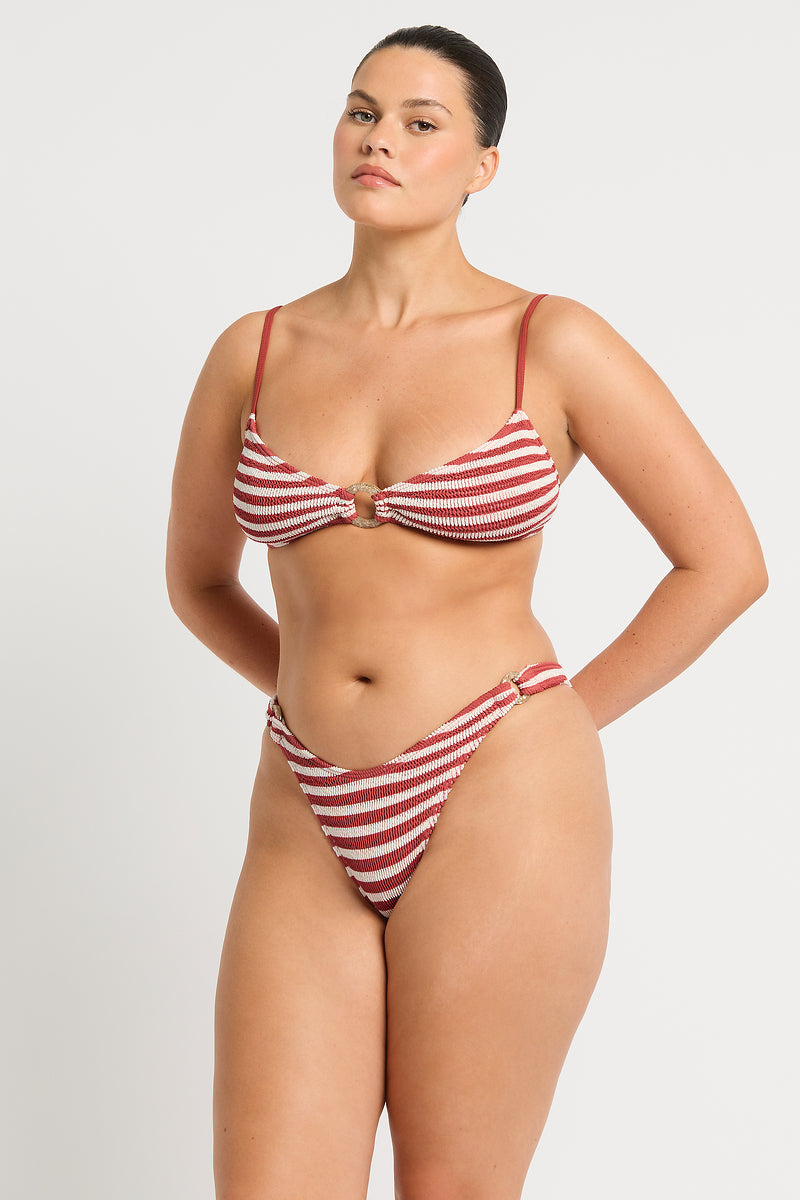 Ring Lissio Crop in Rooibos Stripe | bond-eye Australia