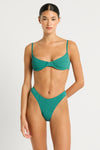 Christy Brief in Teal Lurex | bond-eye Australia