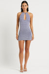 Bisou Dress - Navy / White