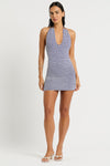 Bisou Dress - Navy / White
