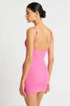 Paloma Mini Dress in Candy Pink Recycled | bond-eye Australia