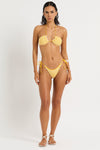 Ingrid Triangle in Saffron - Nina Front