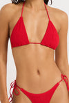 Tie Side Vista Brief in Baywatch Red - Nina Alternate