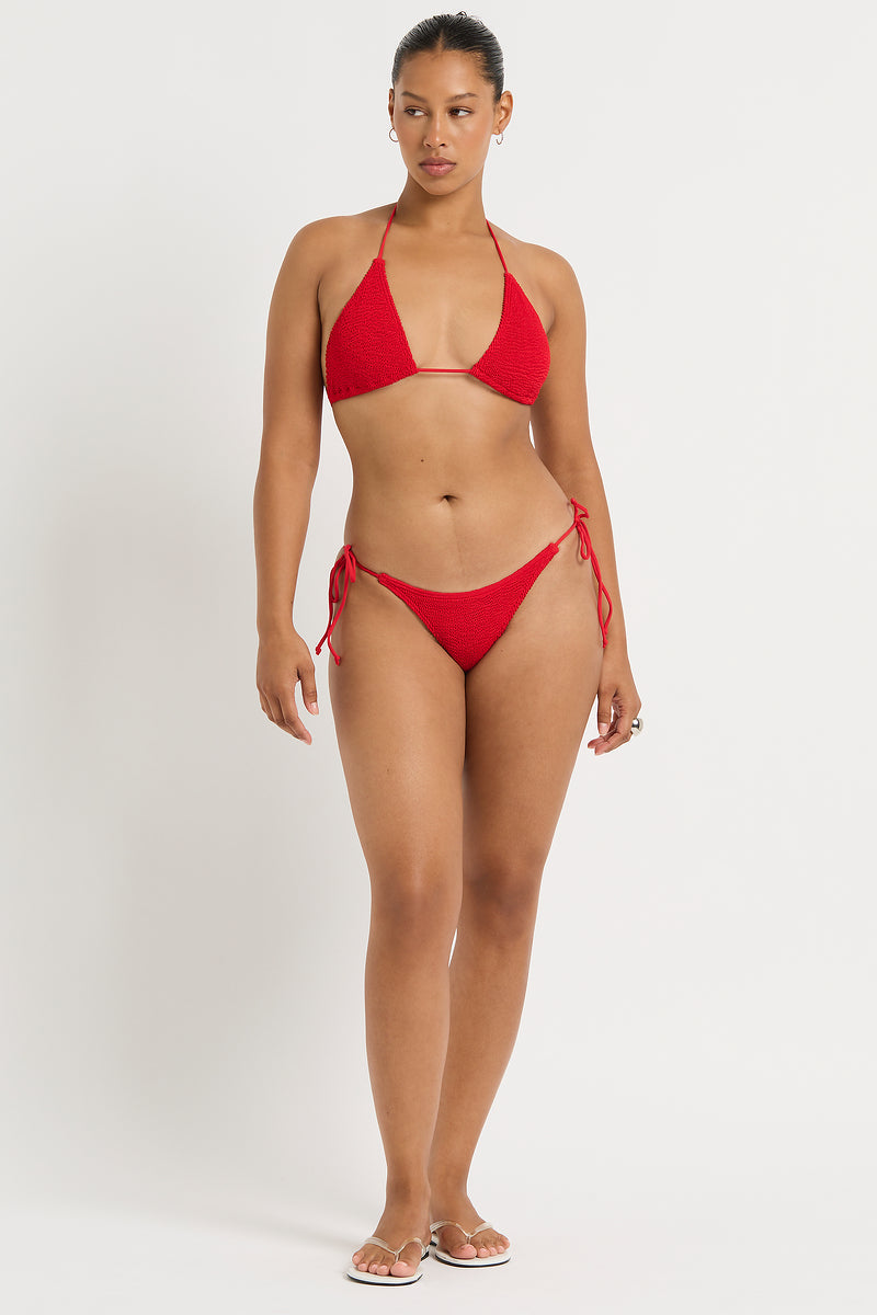Tie Side Vista Brief in Baywatch Red - Yaz Front