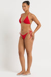 Ingrid Triangle in Baywatch Red - Yaz Side