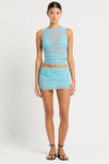 Claudia Mini Skirt in Plume Mesh | bond-eye Australia