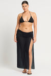 Claudia Maxi Skirt in Black Mesh | bond-eye Australia