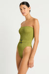 Belt Fane One Piece in Herbal Shimmer | bond-eye Australia