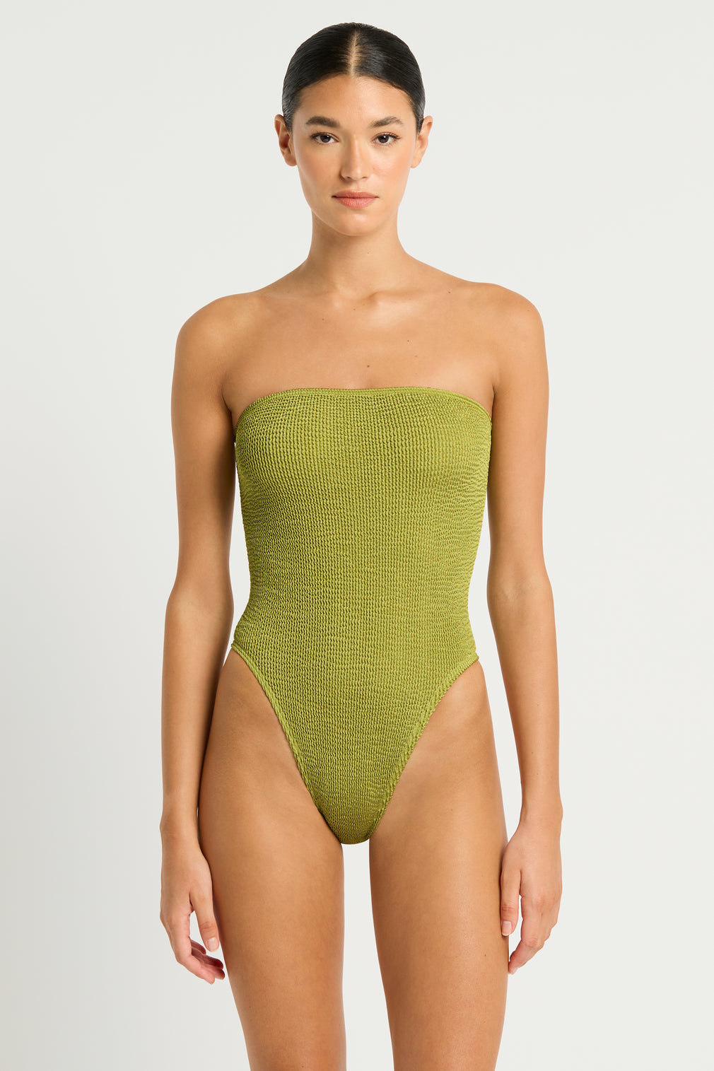 Belt Fane One Piece in Herbal Shimmer | bond-eye Australia