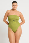 Belt Fane One Piece in Herbal Shimmer | bond-eye Australia