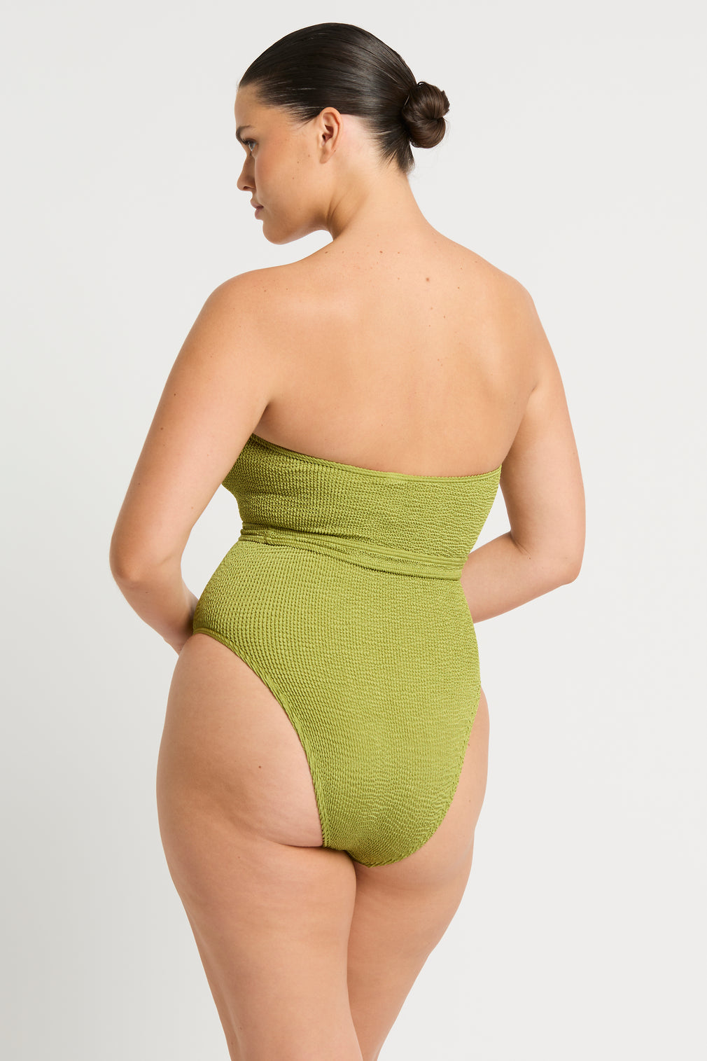 Belt Fane One Piece in Herbal Shimmer | bond-eye Australia