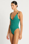 Ring Elena One Piece 2.0 in Teal Lurex | bond-eye Australia