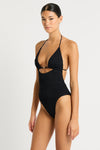 Beaded Fowler One Piece in BLACK TIGER | bond-eye Australia