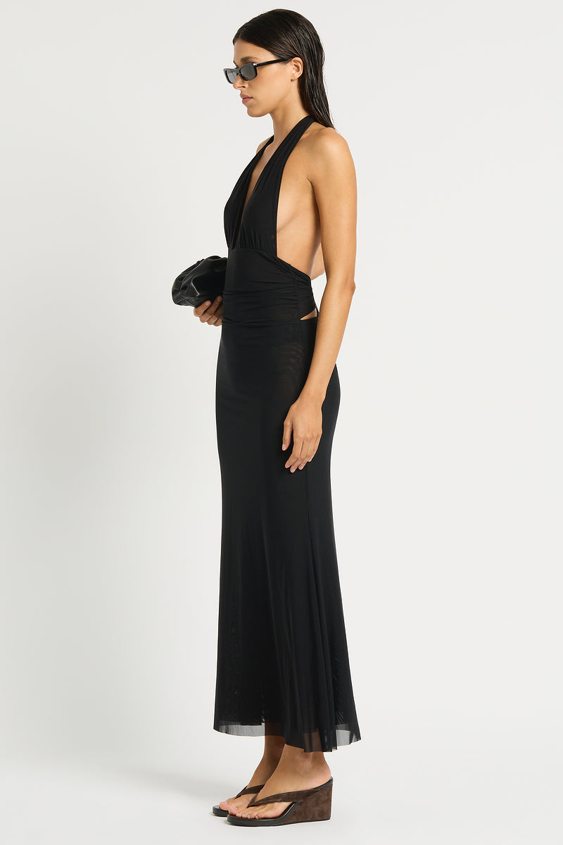 black mesh dress australia Oasis Mesh Dress - / Black- Size2XL