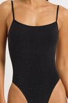 Low Palace One Piece in Black - Nina Alternate